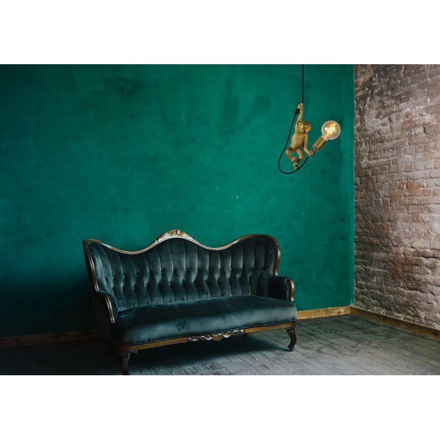 CHIMP. Hanglamp-Zwart-?17,6-1xE27-60W-Kunsts.