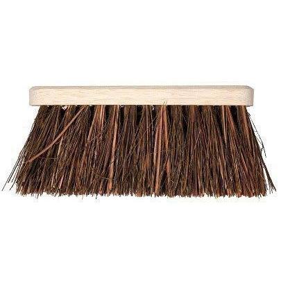 Bezem natuurvezel 28 cm. 