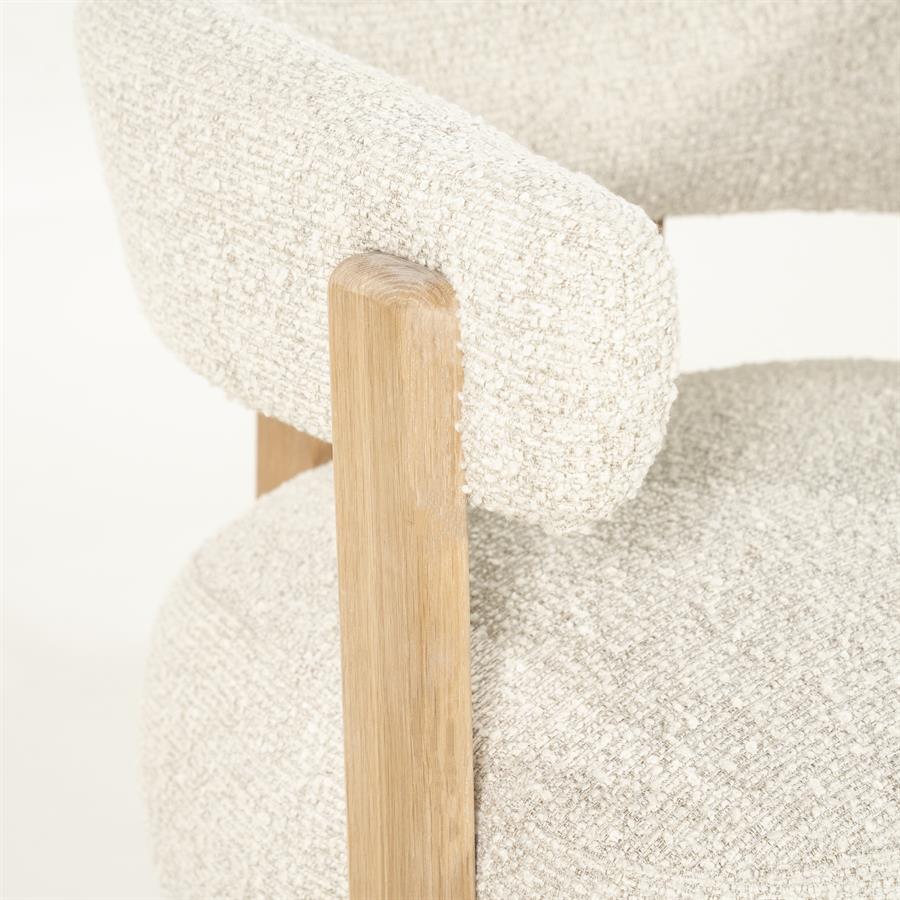Eleonora fauteuil Lola - beige Hush