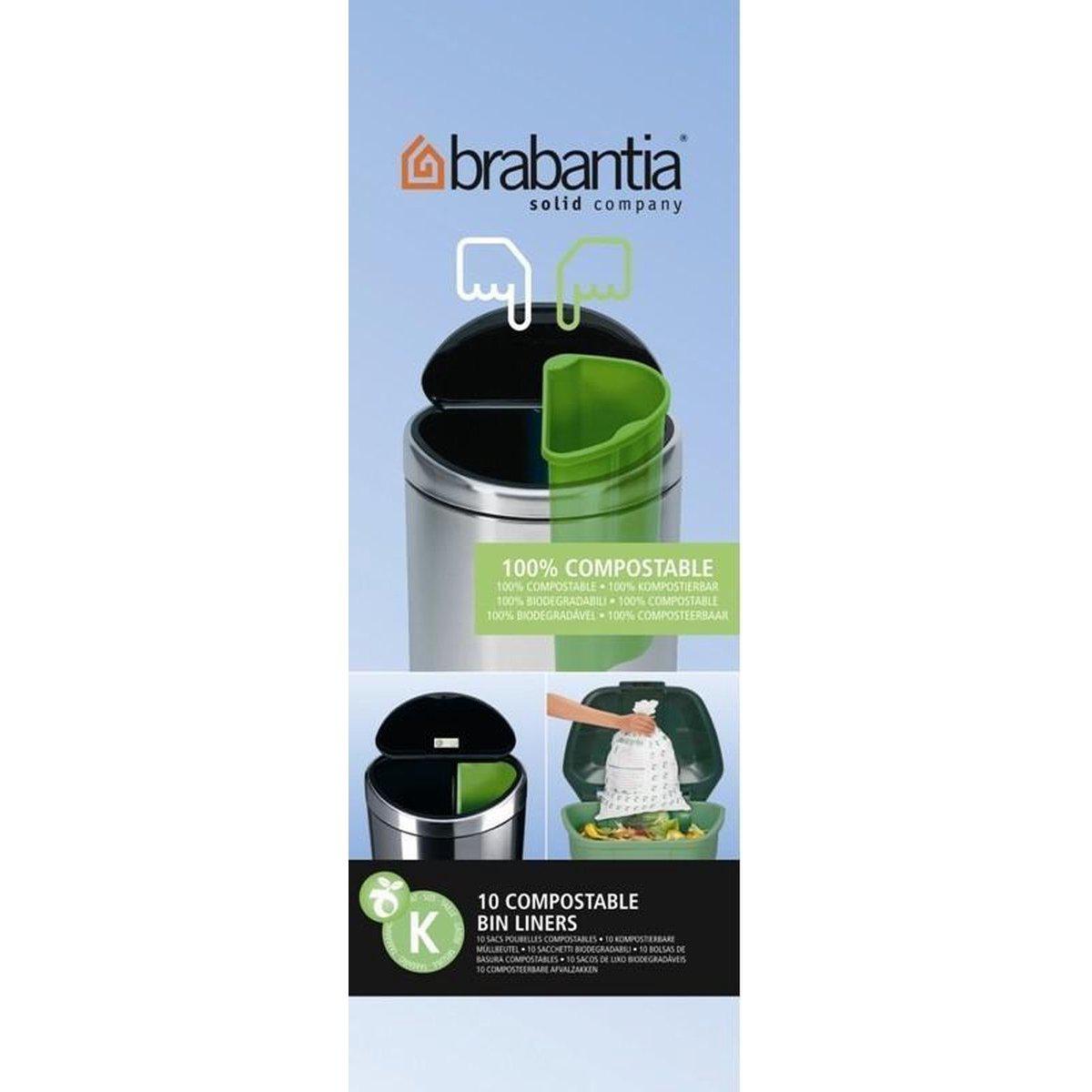 Brabantia PerfectFit afvalzakken Code K 10 ltr. 10 st.
