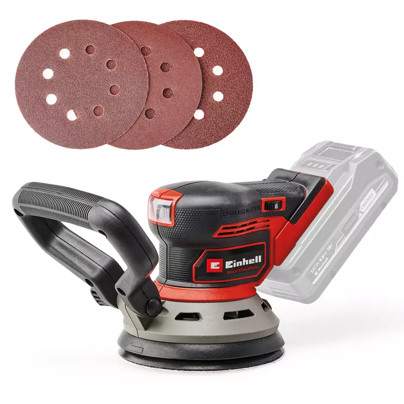 Einhell Accu Excentrische Schuurmachine TP-RS 18/32 Li BL Solo - Zonder accu en lader