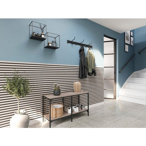 Decowall akoestisch paneel grijs eiken 260x30cm - 2 stuks