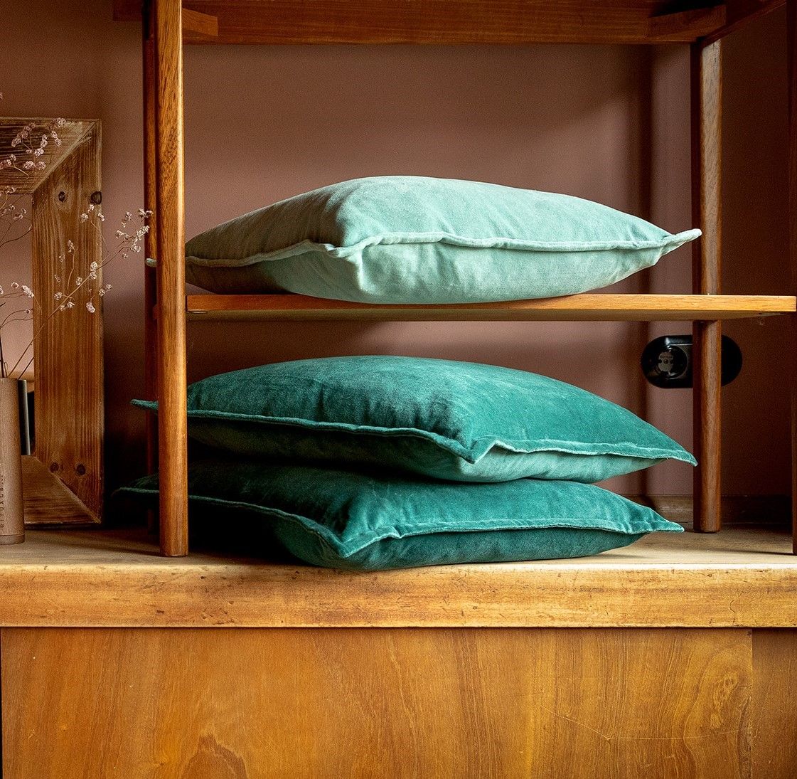 Dutch Decor sierkussen Caith Jadeite B50 × H50 cm