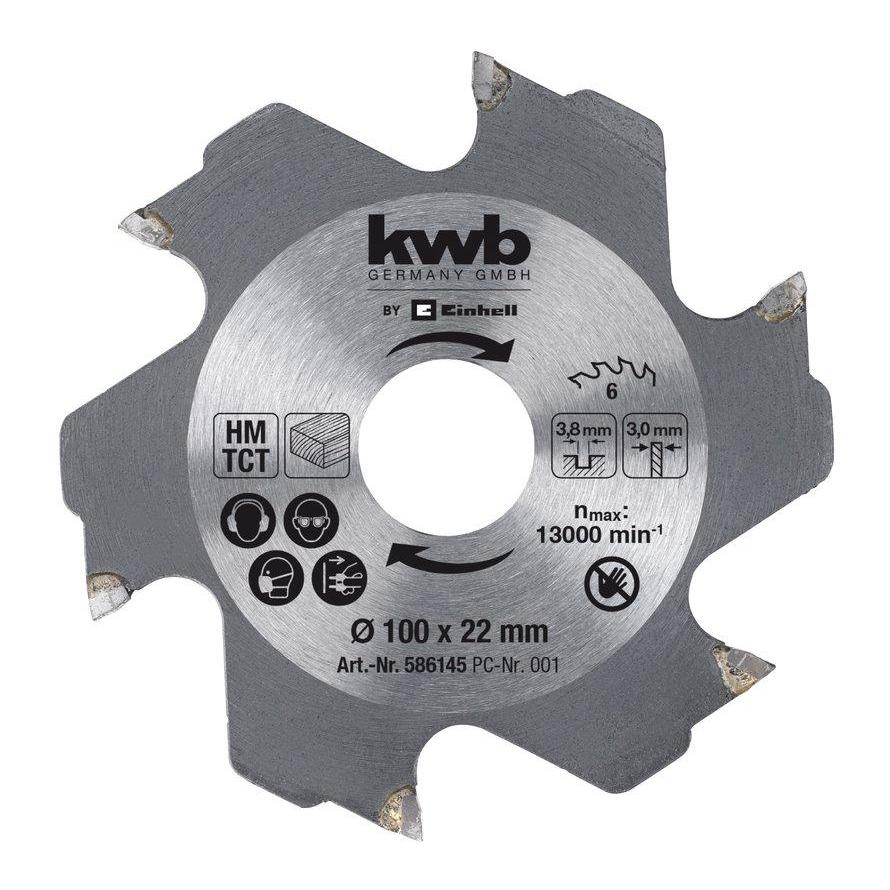 Einhell Freesblad Ø100 x Ø22 x 3,0 mm / 6 T