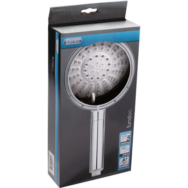Cornat handdouche Fundao met 5 straalsoorten chroom