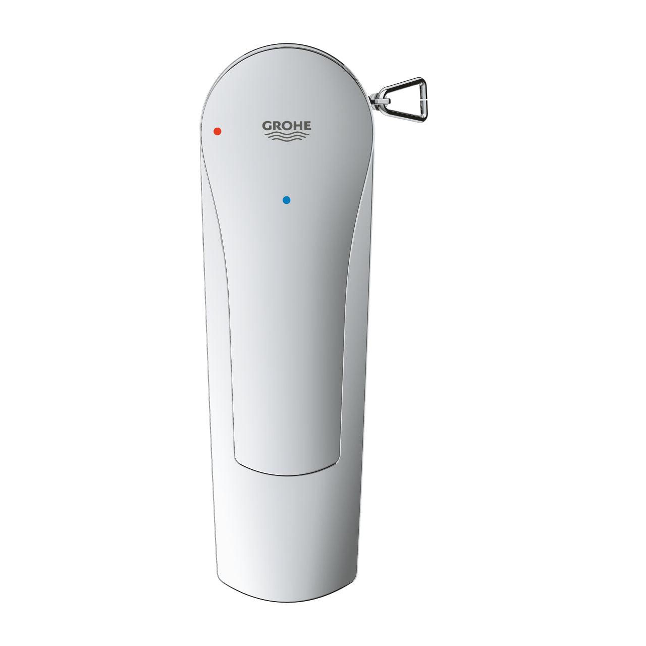Grohe Eurosmart wastafelmengkraan S-Size met ketting chroom koude start