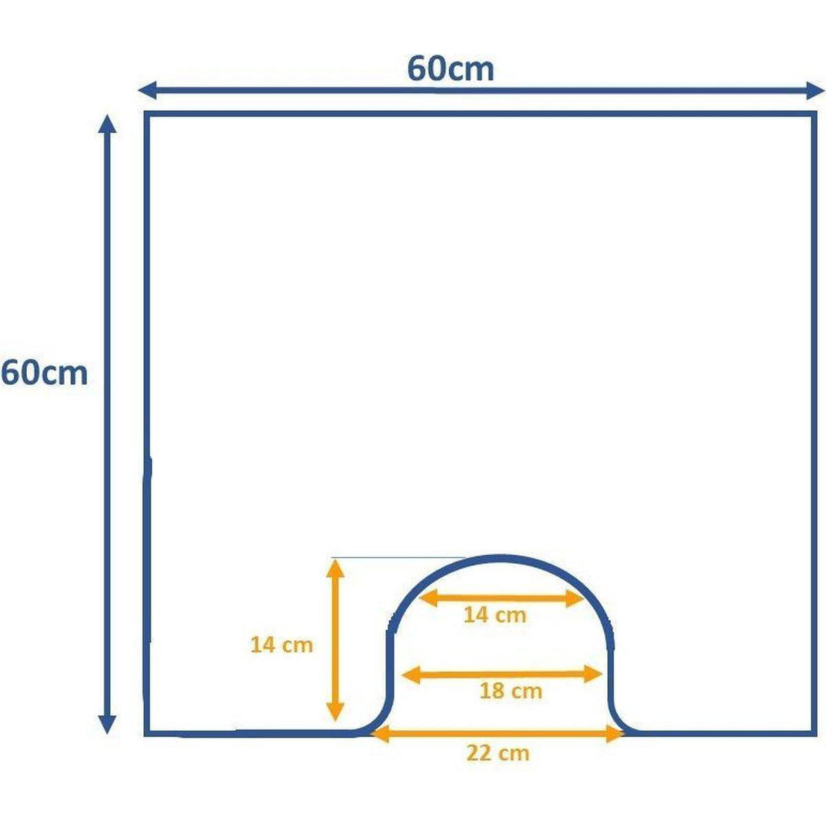 Casilin California toiletmat zand 60x60