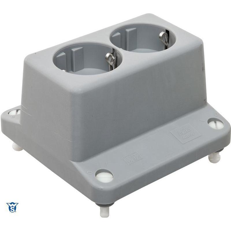 ABB deksel + 2V WCD +RA 3640W2