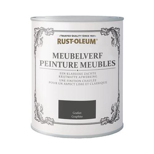 Rust-Oleum Chalky Finish meubelverf Grafiet 750 ml.