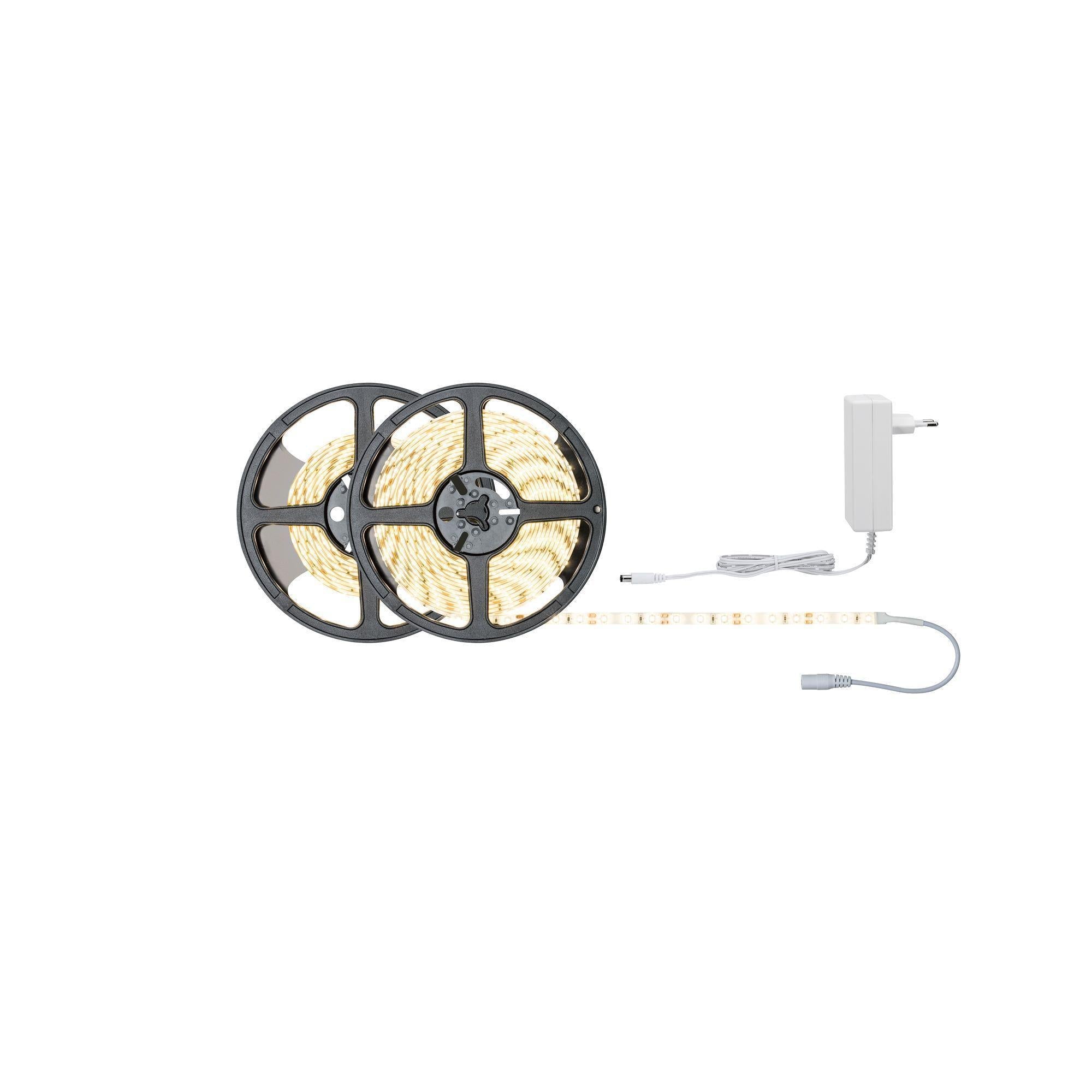FN SimpLED stripe set 7,5m warmwit 20W 230/12V DC wit metaal kunststof