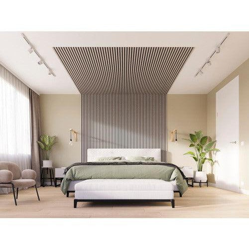 Decowall akoestisch paneel grijs eiken 260x30cm - 2 stuks