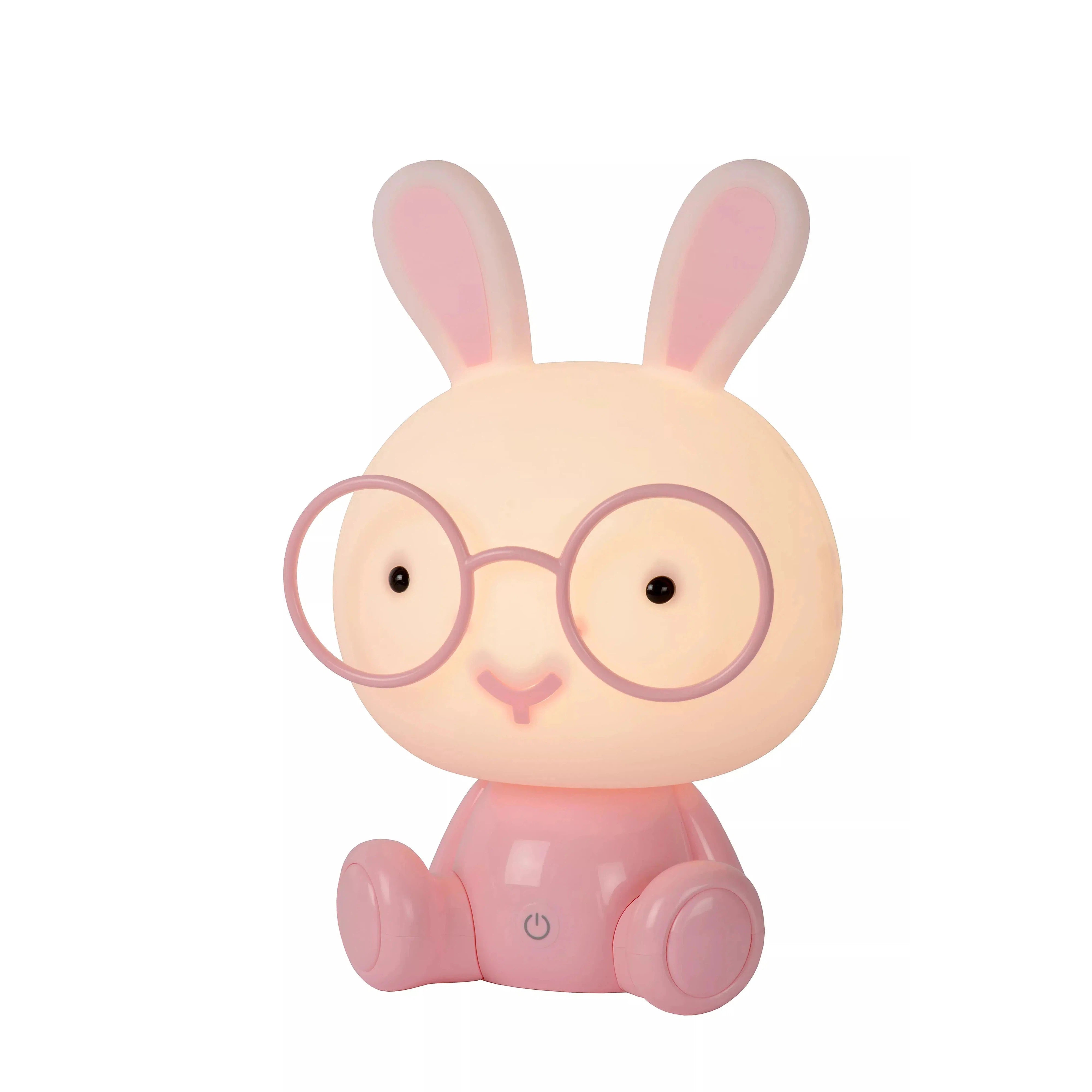 Lucide Dodo Rabbit tafellamp kinderkamer LED dimbaar 3 StepDim roze