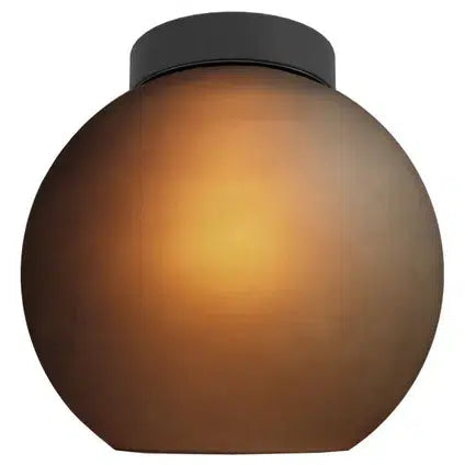 Eglo Cesenaico plafondlamp 1x E27 zwart/frosted