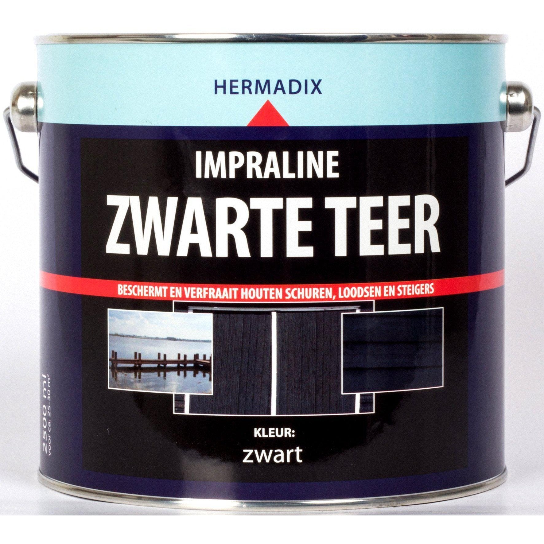 Hermadix impraline zwarte teer