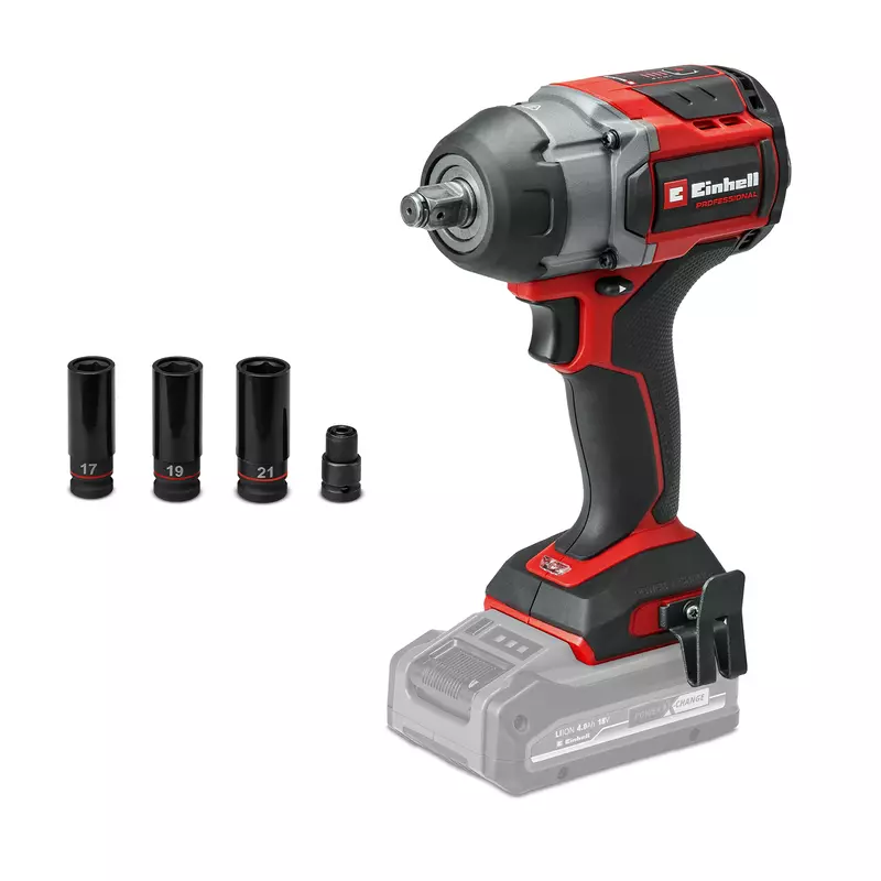 Einhell Accu Slagmoersleutel TP-CW 18/750-C Li BL Solo - Zonder accu en lader