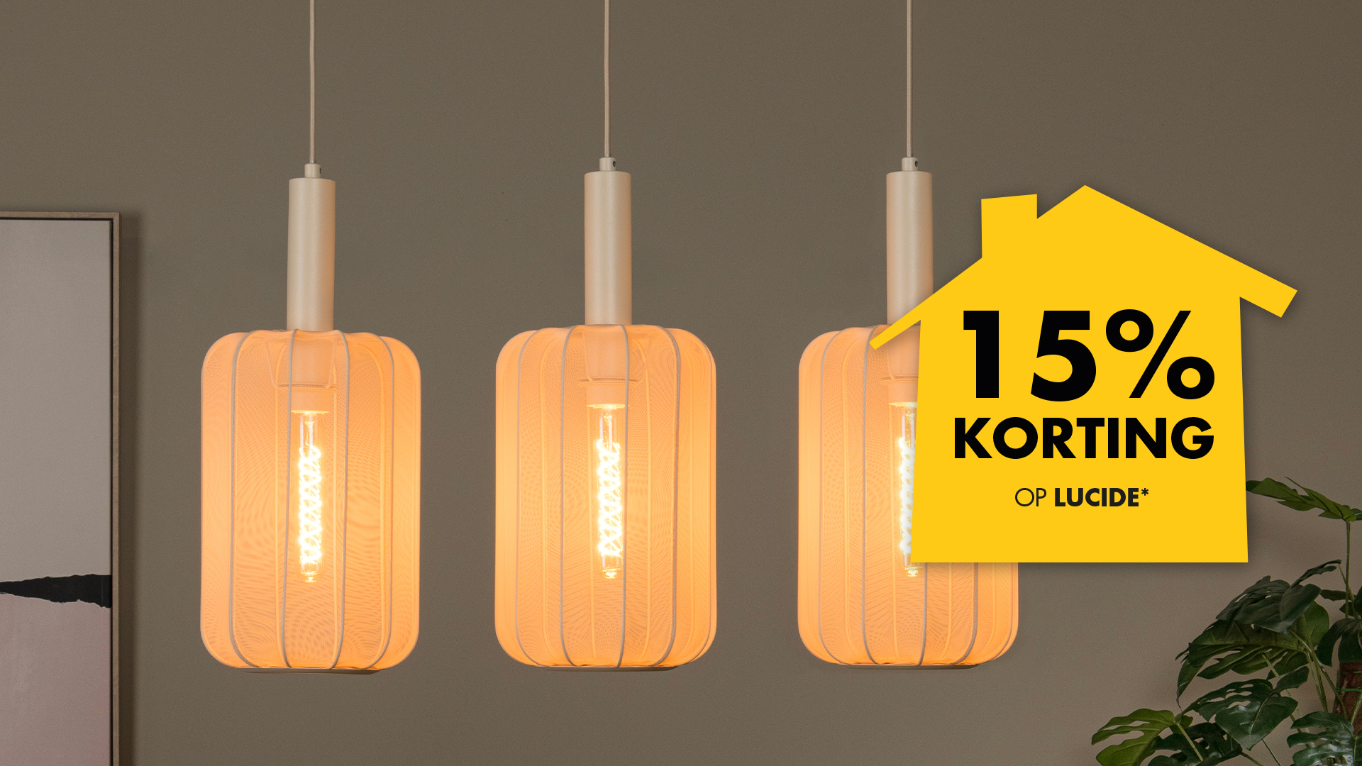 15% korting op Lucide