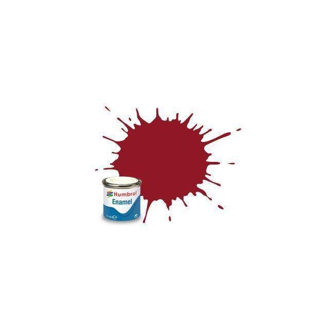 Humbrol nr. 20 crimson gl.tinl. 14 ml.