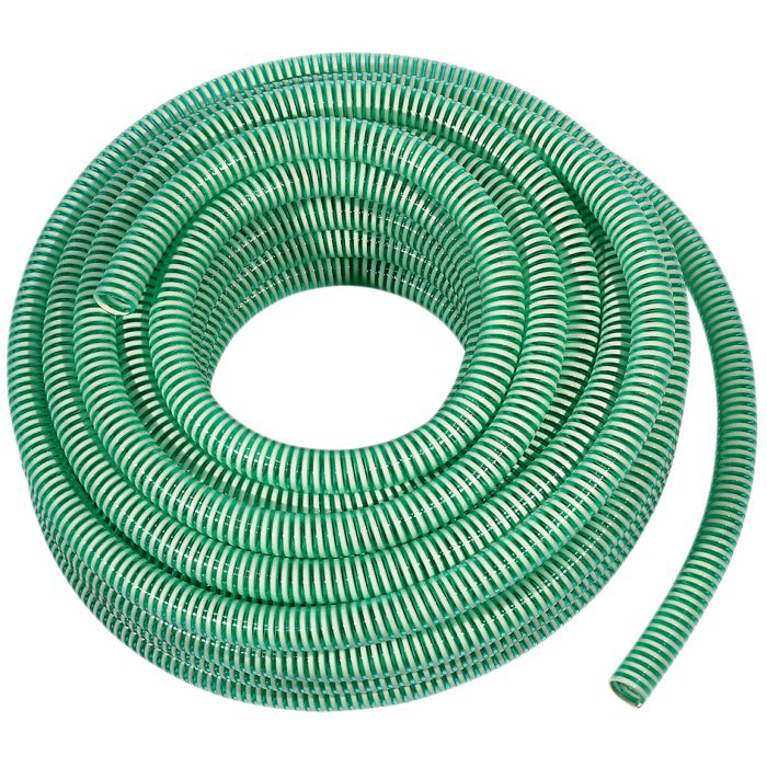 Cornat zuigslang 1 1/4 inch groen-wit per meter