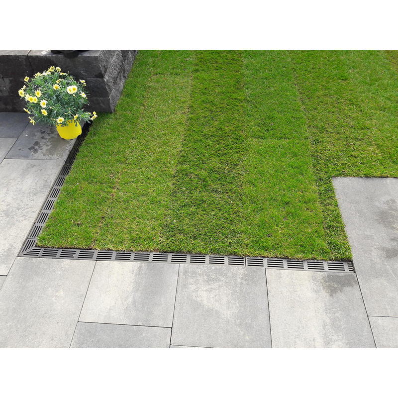 ACO Slimline gootsysteem zwart 100cm