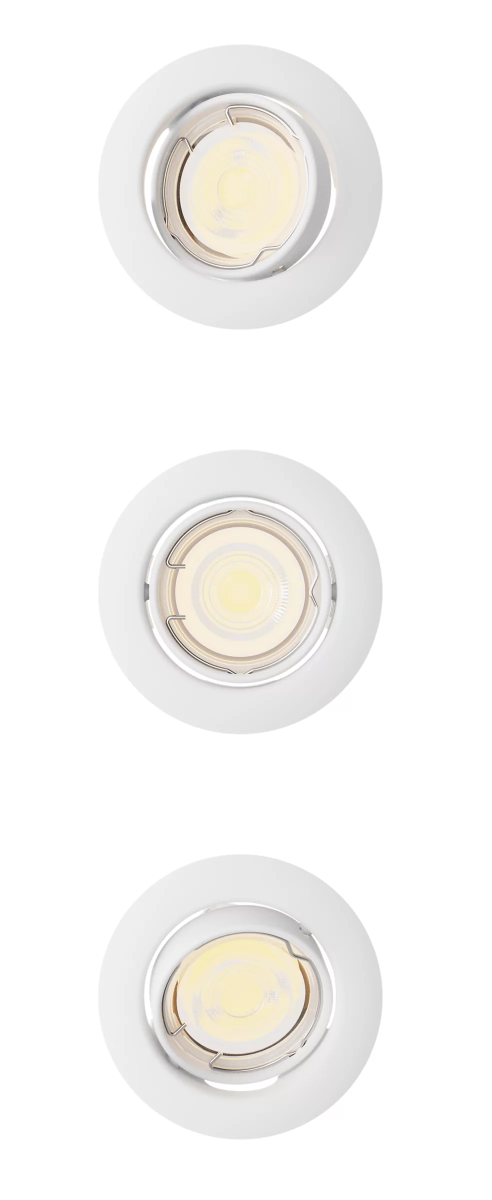 Philips Peridot Rec Kit Rd Aj 7W WH 3pk