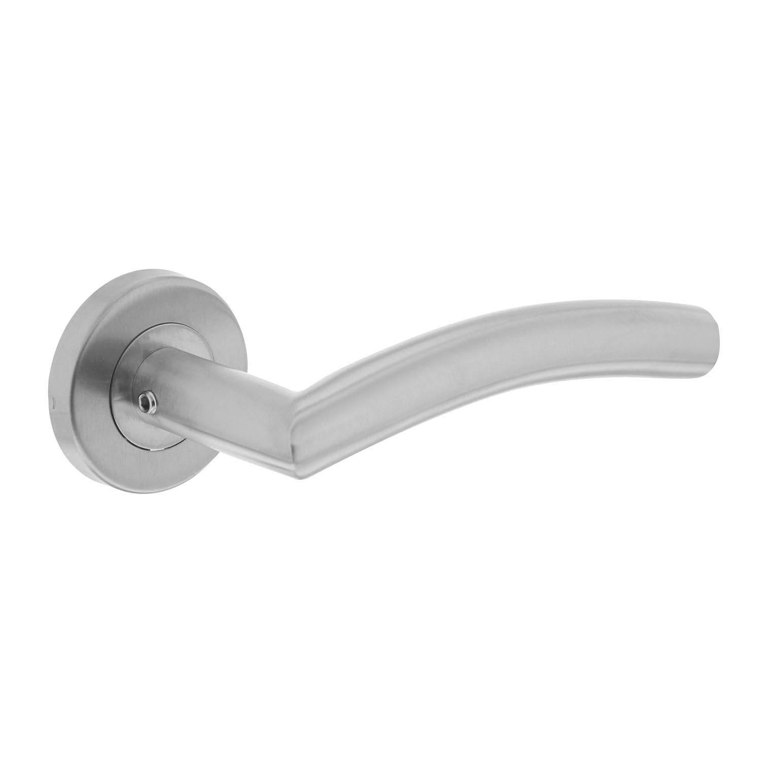 Intersteel deurkruk Lisa RVS op rozet
