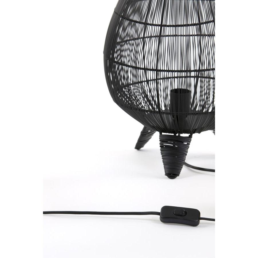 Light & Living Yumi tafellamp zwart