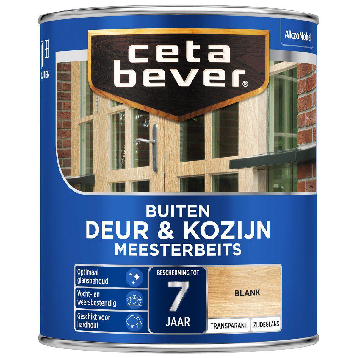 Ceta Bever Deur & Kozijn meesterbeits transparant 003 blank 750 ml.