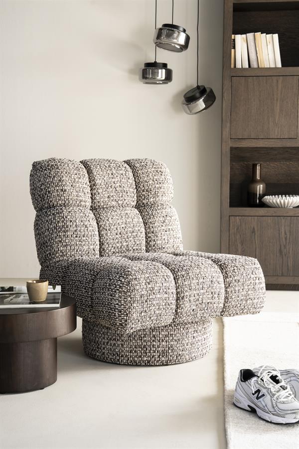Eleonora fauteuil Fenna - taupe Vive