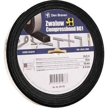 Zwaluw compressband 10x10mm rol 12,5m