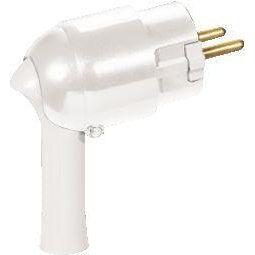 Legrand stekker met uittrekhulp voor randaarde/penaarde wit