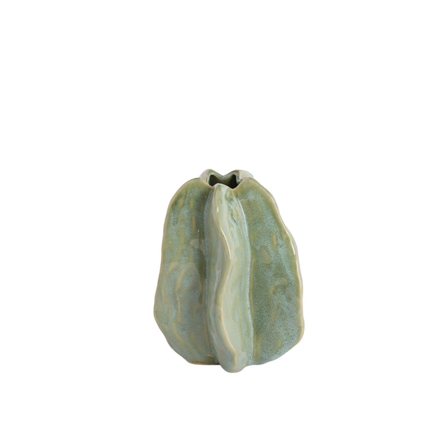 Light & Living Vaas Idrija mintgroen 10,5x9,5x11,5 cm