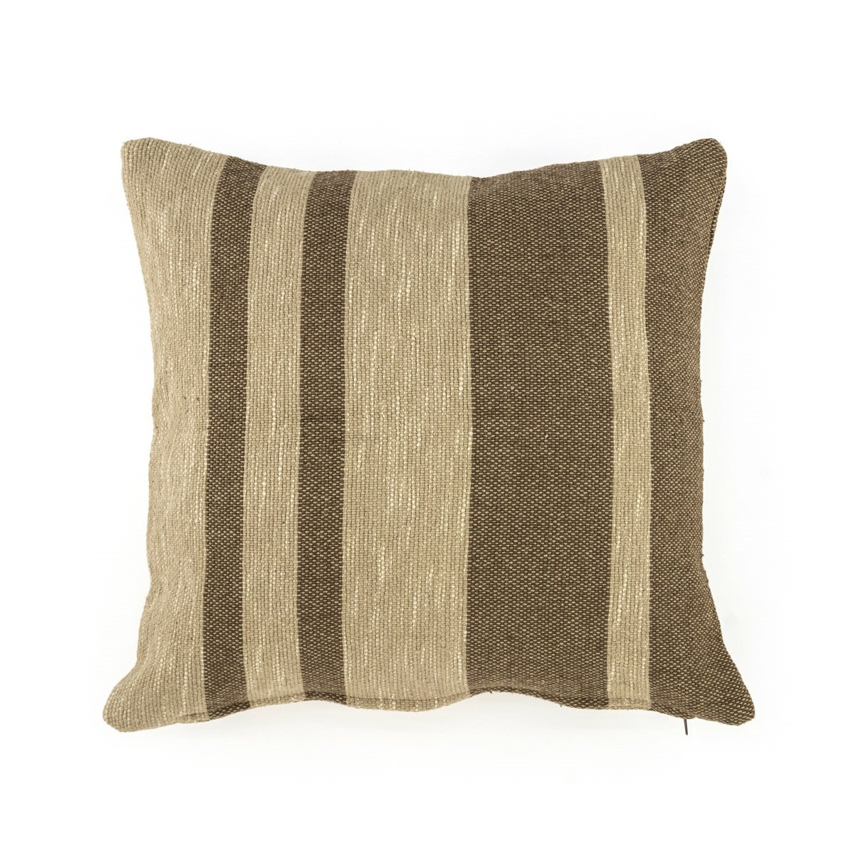 By-Boo sierkussen Linje bruin 45×45 cm