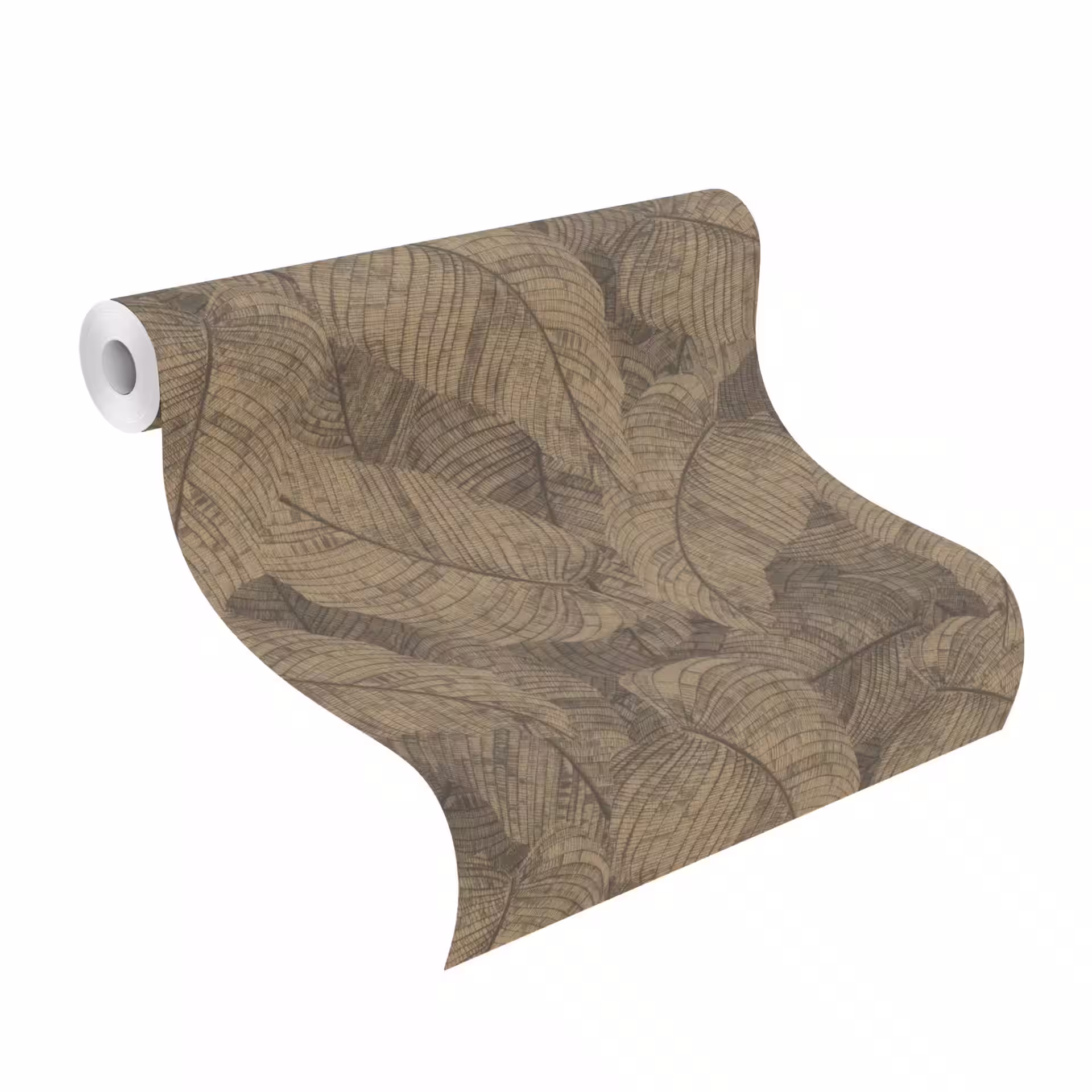 Rasch Amara vliesbehang bladeren goud