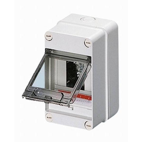 Lege kast 4 modulen + klep IP55