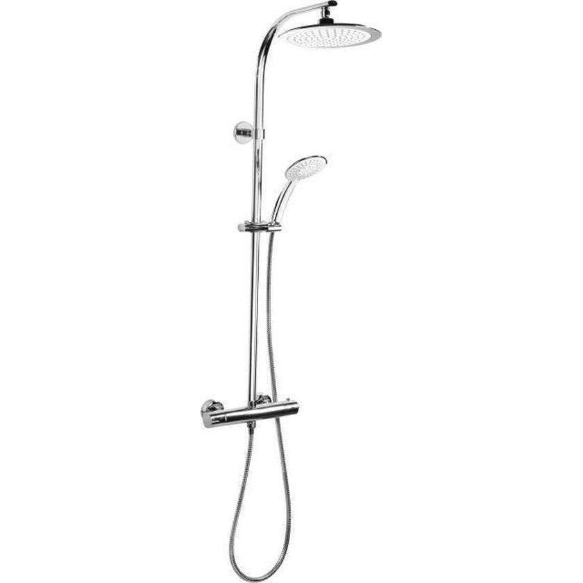 Cornat doucheset Style met thermostaat wit/chroom