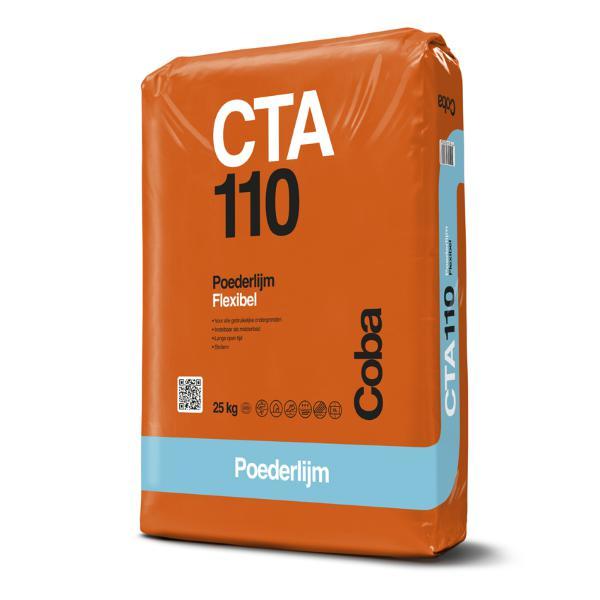 Coba CTA 110 Poederlijm grijs voor wand en vloer 25 kg.