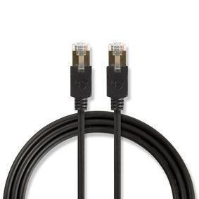 Cat 6 F/UTP-netwerkkabel RJ45 (8P8C) male - RJ45 (8P8C) male, 2 mtr., antraciet