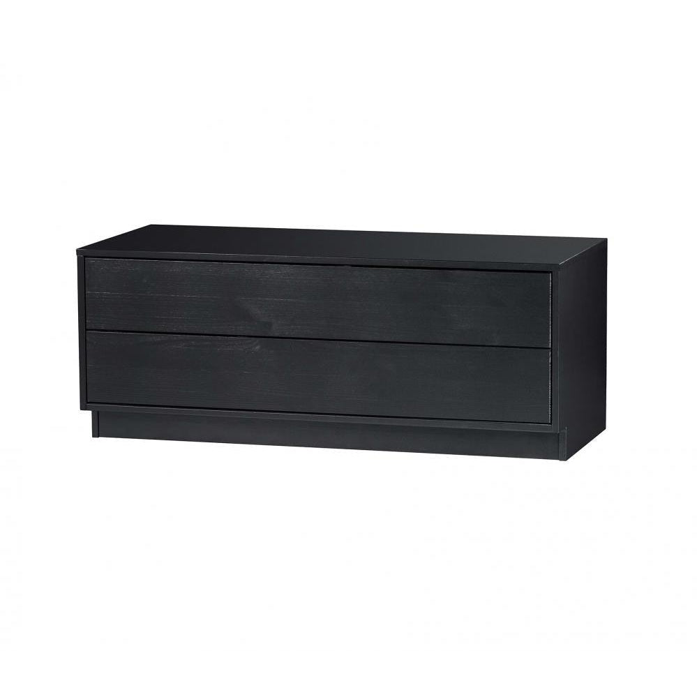 WOOOD Finca tv meubel 100cm grenen zwart [fsc]