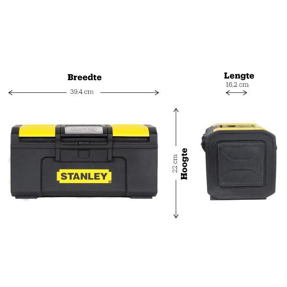 "VLP Stanley Gereedschapskoffer 19"" met automatische vergrendeling"