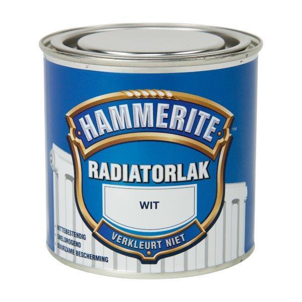 Hammerite radiatorlak wit 250 ml.