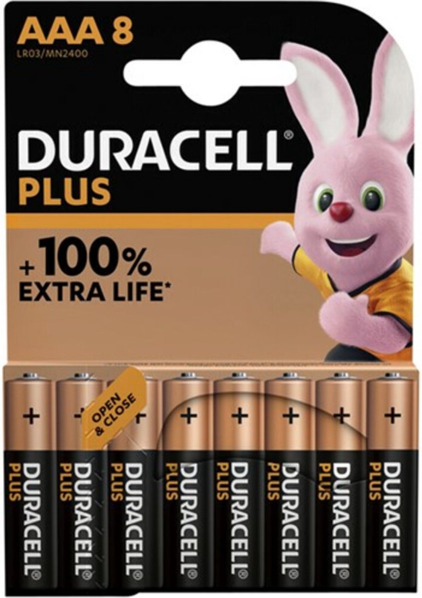 Duracell Plus Power AAA (8 stuks)