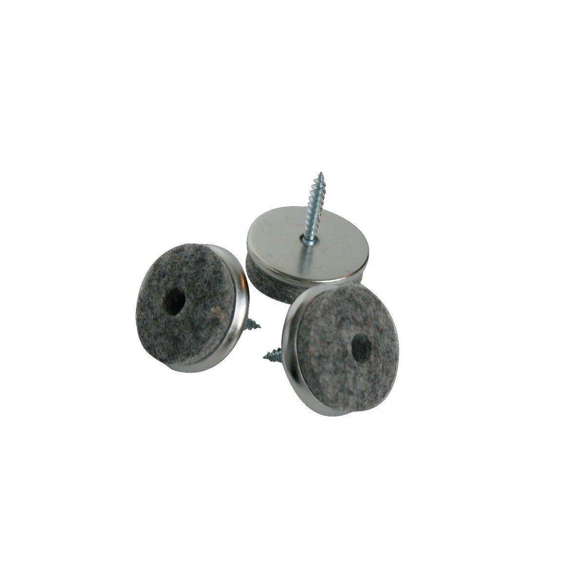 Maclean schroefviltjes metaal 28mm (16 stuks)