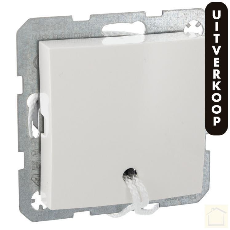 Berker S1 trekschakelaar inbouw, wissel polarwit