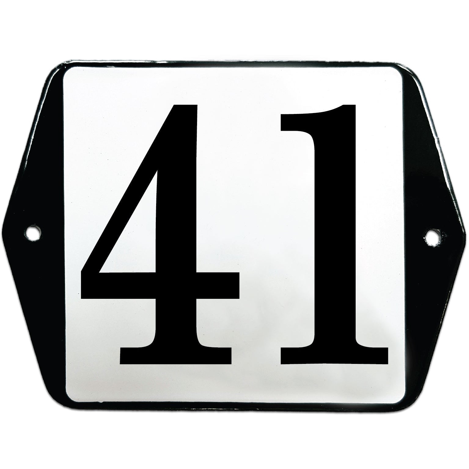 Emaille Huisnummer 10x10 - 41