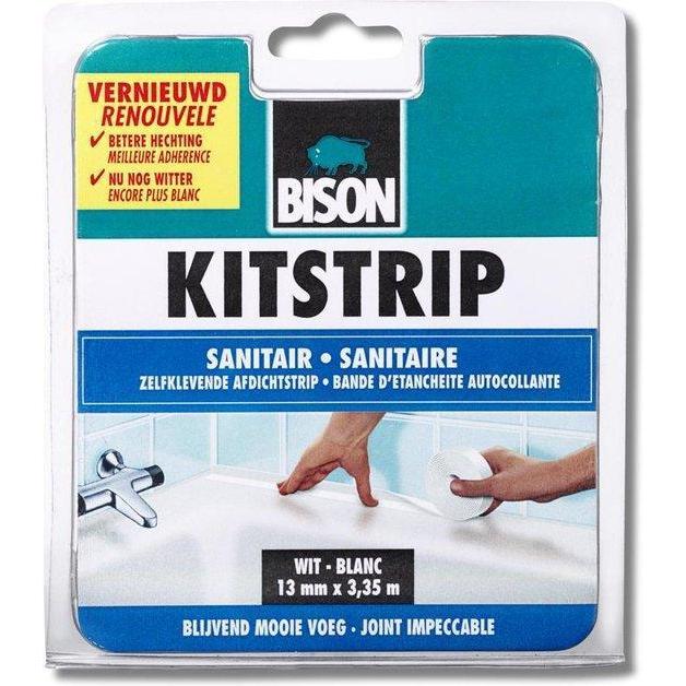Bison kitstrip sanitair 22mmx3.35m wit