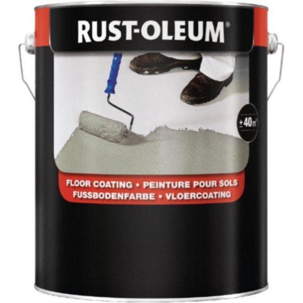 Rust-Oleum 7100 vloercoating lichtgrijs RAL 7035 750 ml.
