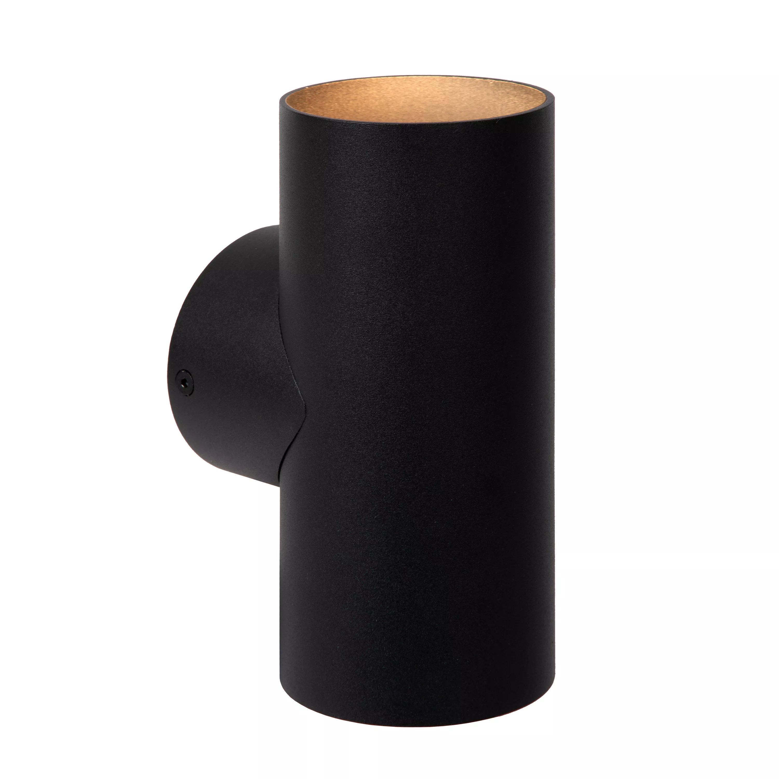 BONDI Wandspot-Zwart-2xGU10-50W-Alumin.