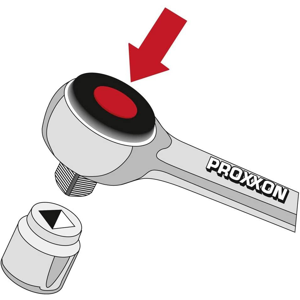 Proxxon dopsleutelset 1/4" + 1/2" 56-delig
