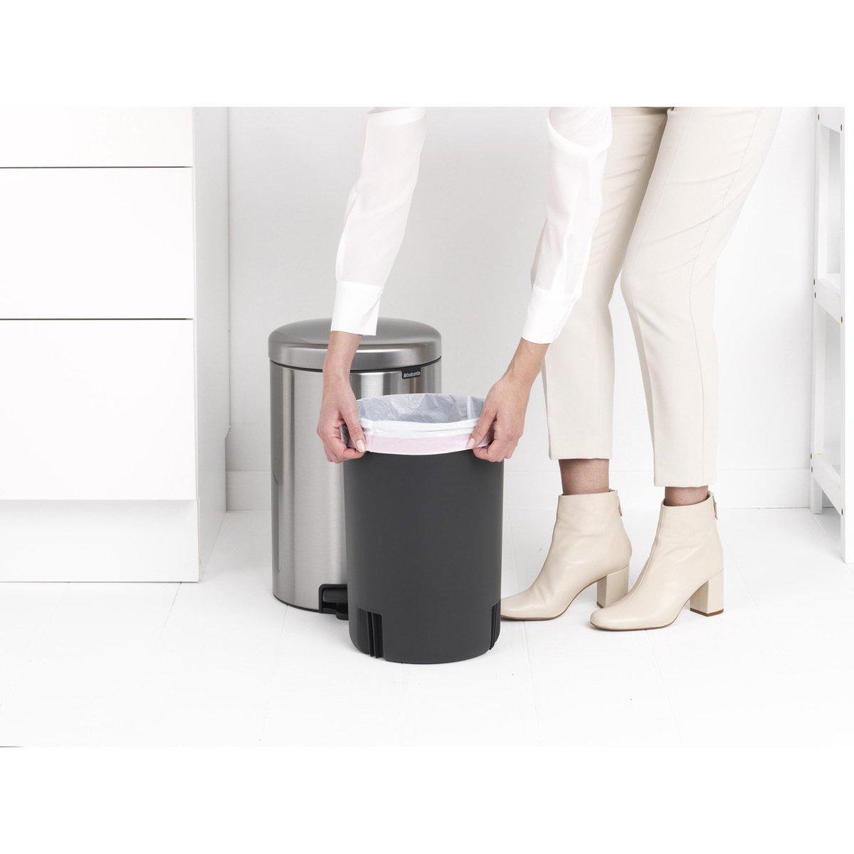 Brabantia NewIcon pedaalemmer 20 ltr. Matt Steel Fingerprint Proof