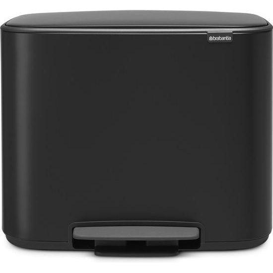 Brabantia Bo pedaalemmer 36 ltr. Matt Zwart